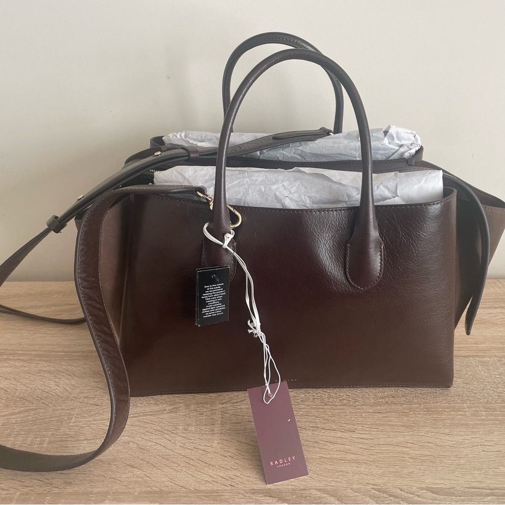 Radley London Dark Brown Leather Satchel